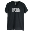 We deserve a better President. Well... Some of us do *BLACK V-NECK* Unisex Tee-T-Shirt-The Original God Ain't Petty But I Am