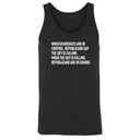 When Democrats Are in Control, Republicans Say the Sky Is Falling. When the Sky Is Falling, Republicans Are in Charge Unisex Tank Top-T-Shirt-The Original God Ain't Petty But I Am