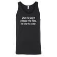 When He Won’t Release Files, He Starts a WarUnisex Tank Top-T-Shirt-The Original God Ain't Petty But I Am