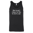 When He Won’t Release Files, He Starts a WarUnisex Tank Top-T-Shirt-The Original God Ain't Petty But I Am