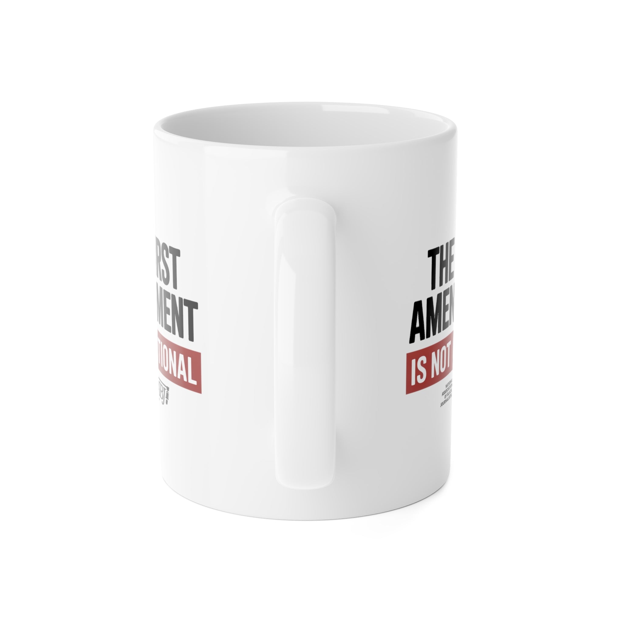 White Ceramic Mug, 11oz-Mug-The Original God Ain't Petty But I Am