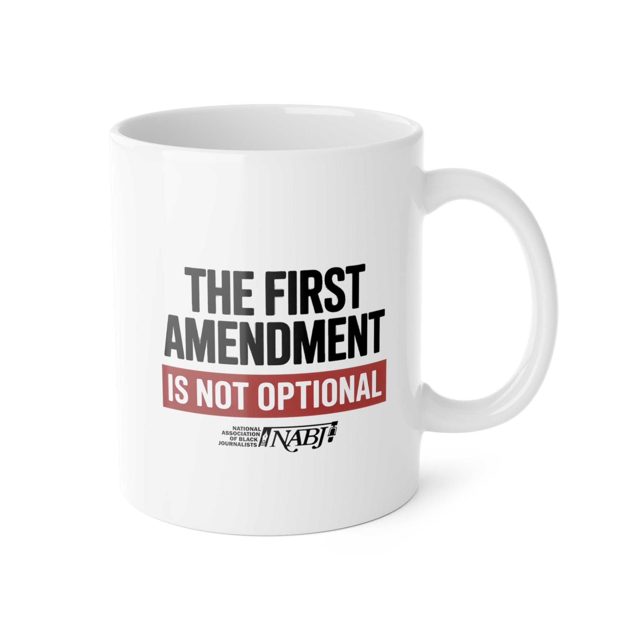 White Ceramic Mug, 11oz-Mug-The Original God Ain't Petty But I Am