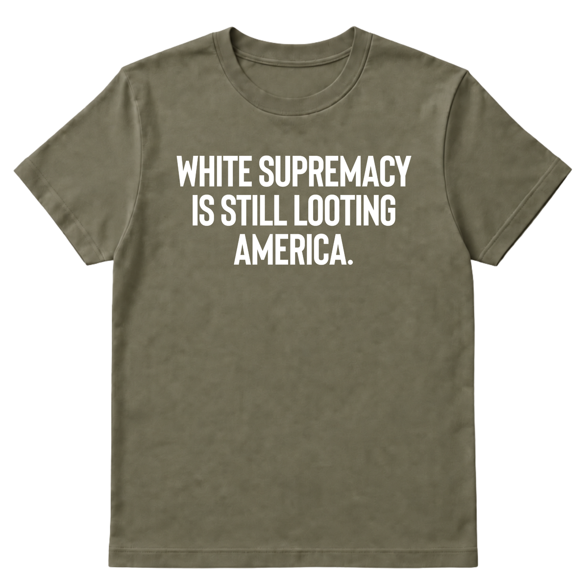 White Supremacy Is Still Looting America Unisex Tee-T-Shirt-The Original God Ain't Petty But I Am