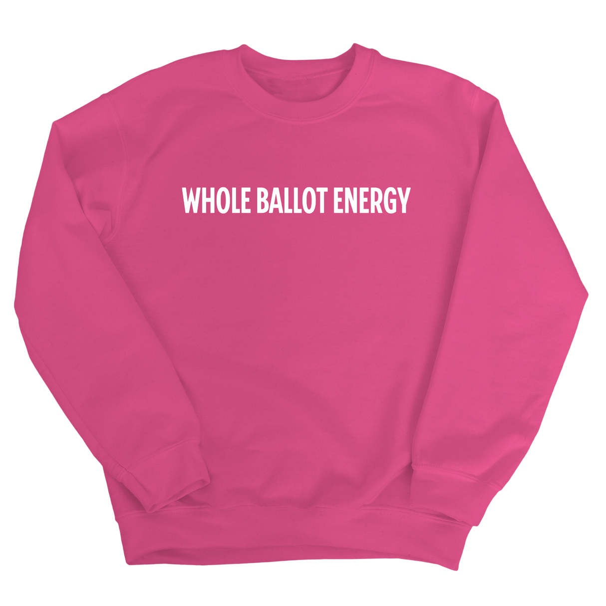 Whole Ballot Energy Unisex Sweatshirt-Sweatshirt-The Original God Ain't Petty But I Am