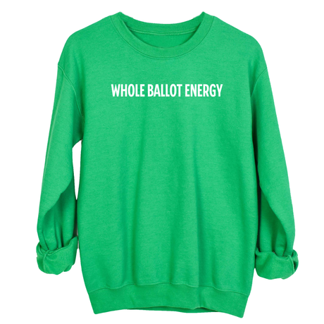 Whole Ballot Energy Unisex Sweatshirt-Sweatshirt-The Original God Ain't Petty But I Am