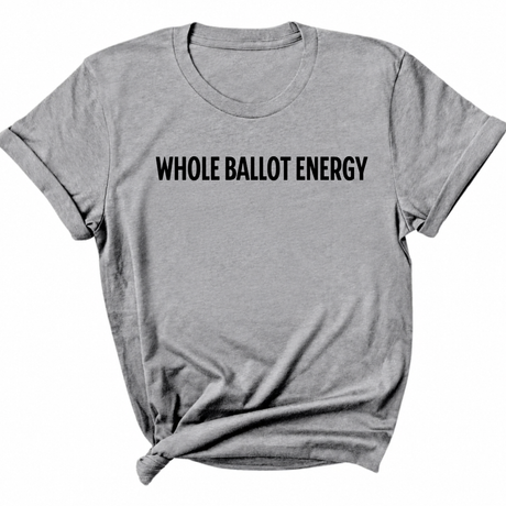 Whole Ballot Energy Unisex Tee-T-Shirt-The Original God Ain't Petty But I Am