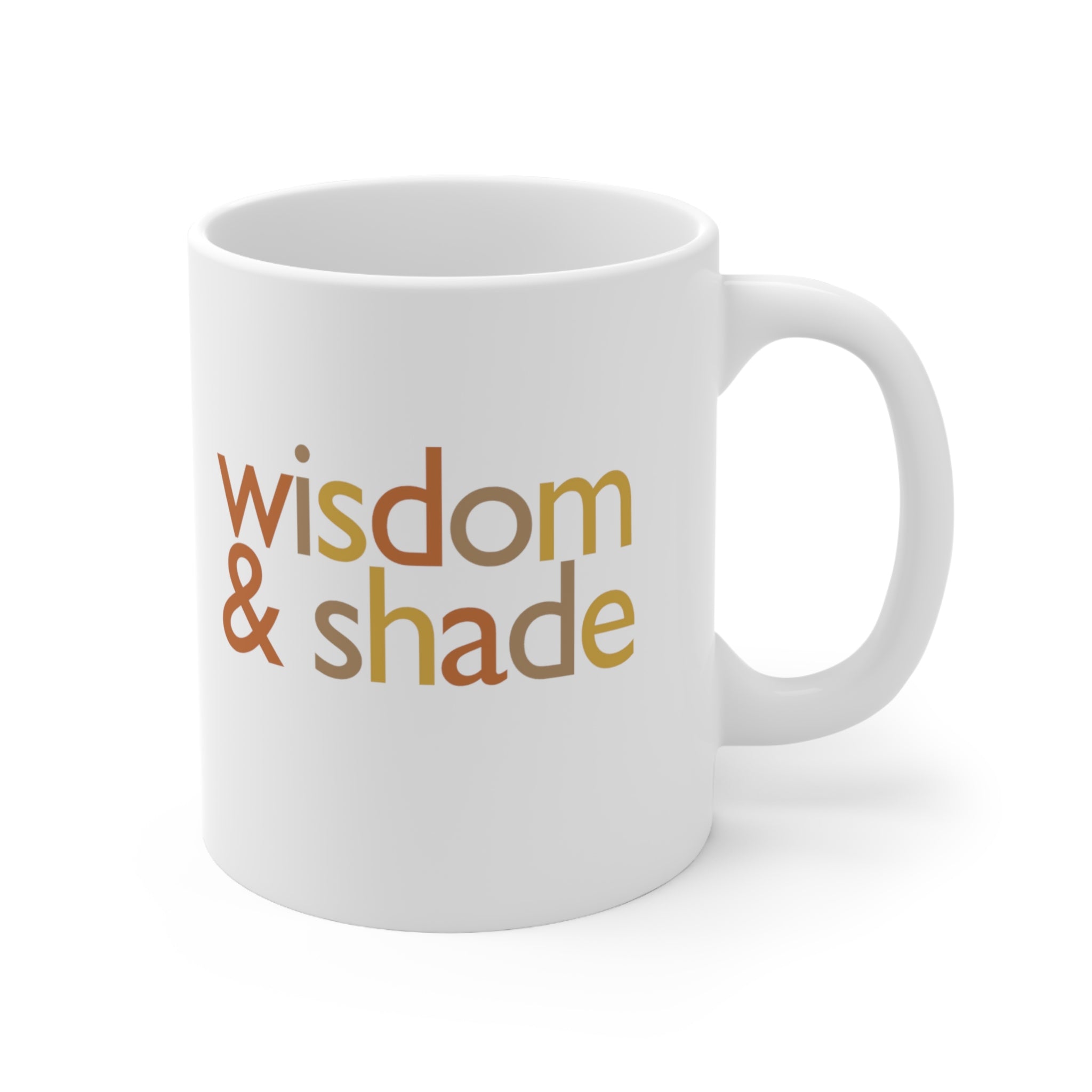 Wisdom & Shade Mug 11oz (Fall Colors)-Mug-The Original God Ain't Petty But I Am