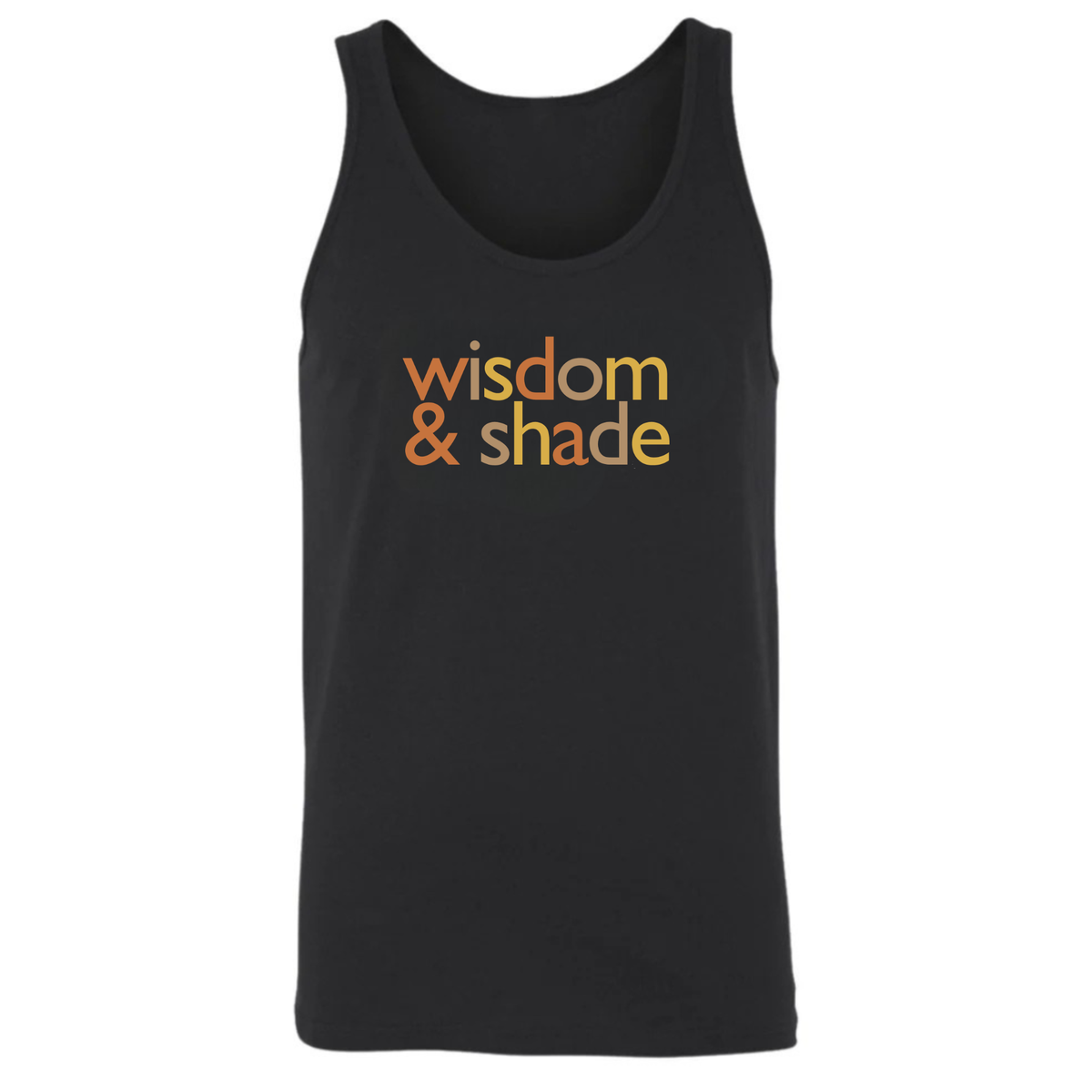 Wisdom & Shade Tank Top (Fall Colors 🍁)-T-Shirt-The Original God Ain't Petty But I Am