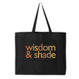 Wisdom & Shade Tote bag (Fall Colors 🍁)-Tote Bag-The Original God Ain't Petty But I Am