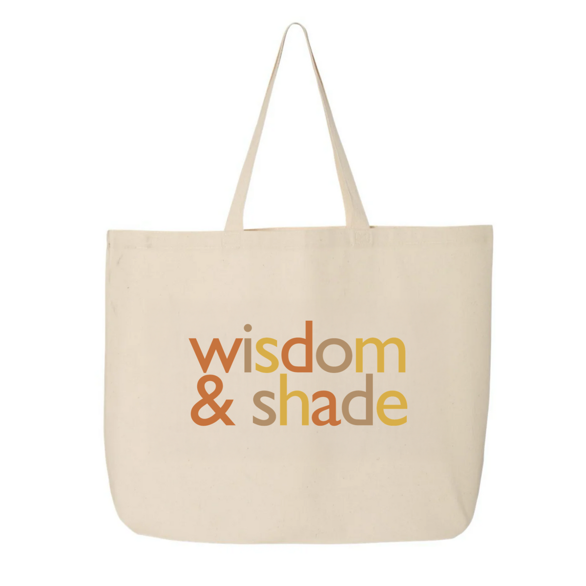 Wisdom & Shade Tote bag (Fall Colors 🍁)-Tote Bag-The Original God Ain't Petty But I Am