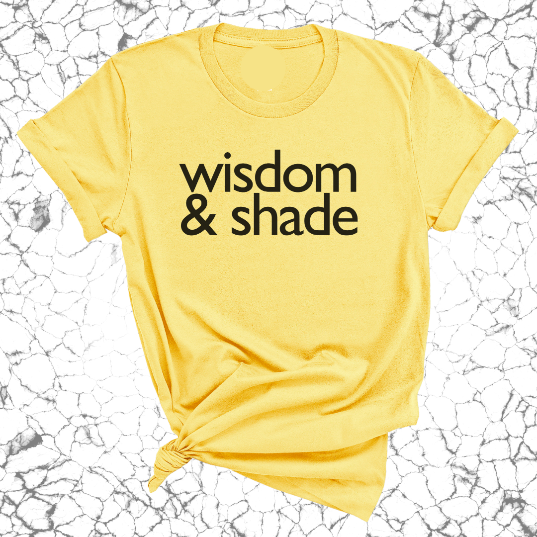 Wisdom & Shade Unisex Tee-T-Shirt-The Original God Ain't Petty But I Am