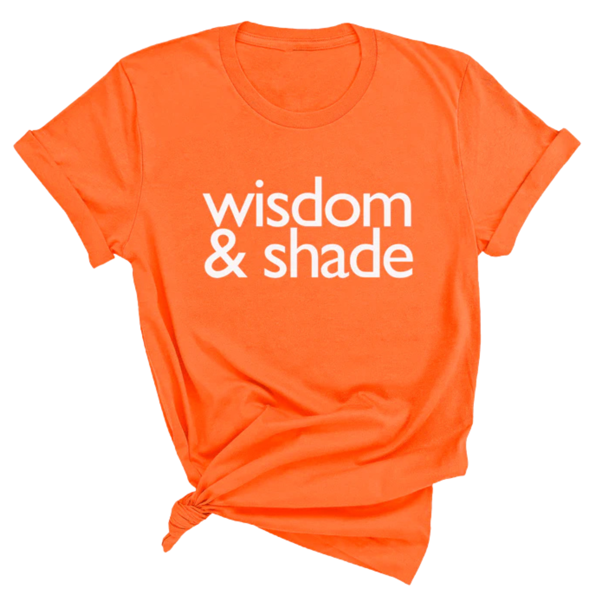 Wisdom & Shade Unisex Tee-T-Shirt-The Original God Ain't Petty But I Am