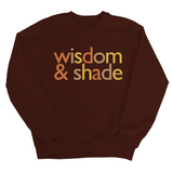 Wisdom and Shade Fall Colors 🍁 Unisex Sweatshirt-Sweatshirt-The Original God Ain't Petty But I Am