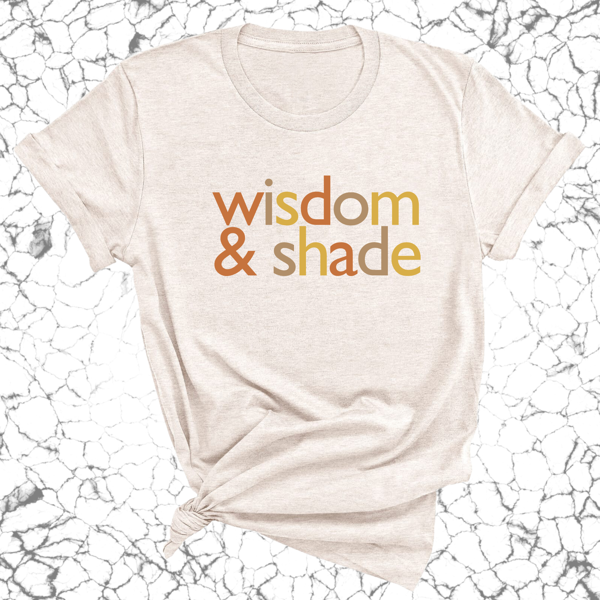 Wisdom and Shade Fall Colors 🍁 Unisex Tee-T-Shirt-The Original God Ain't Petty But I Am