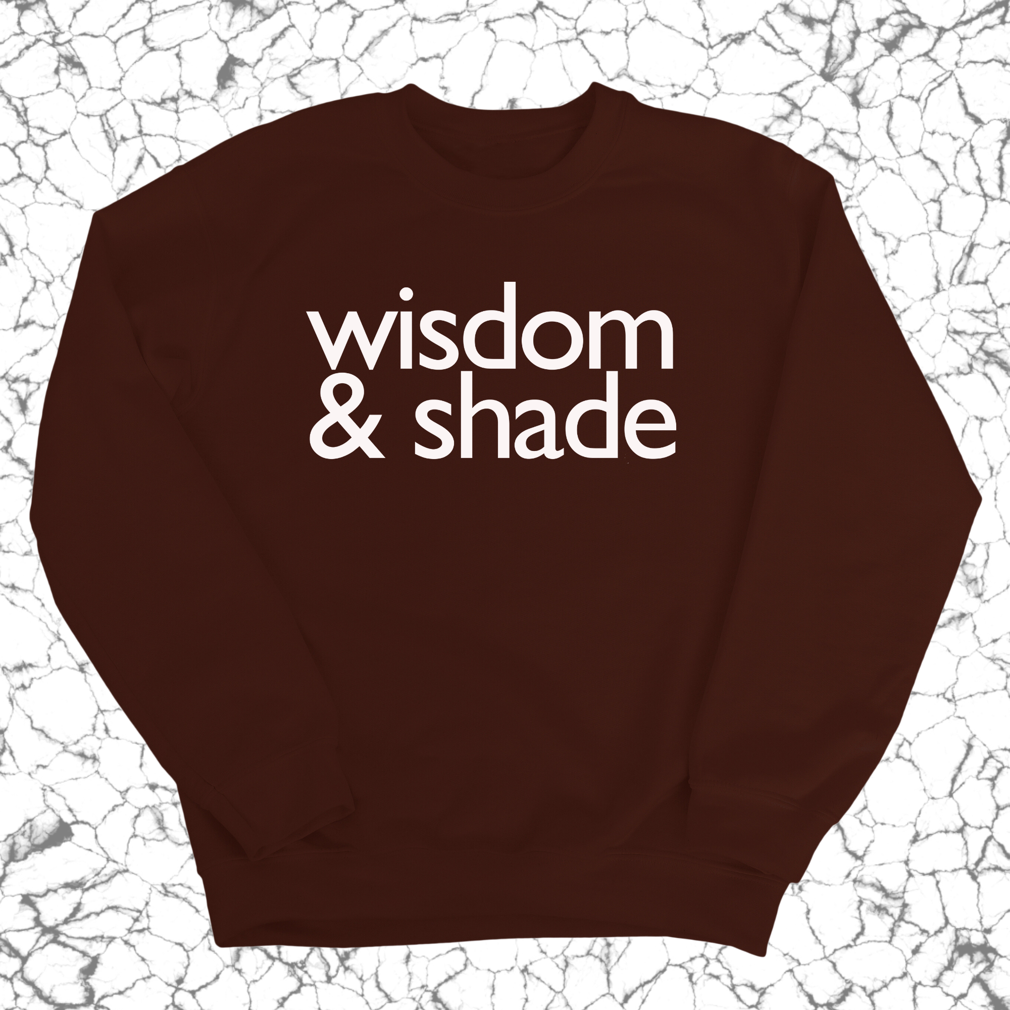 Wisdom and Shade Unisex Sweatshirt-Sweatshirt-The Original God Ain't Petty But I Am