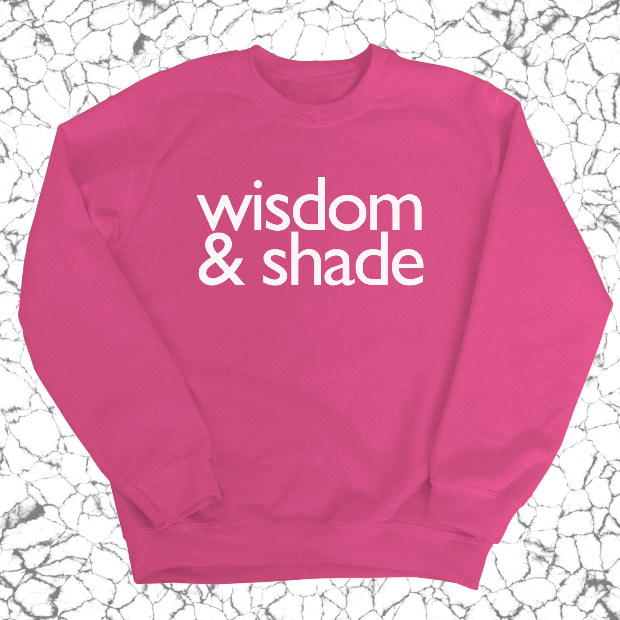 Wisdom and Shade Unisex Sweatshirt-Sweatshirt-The Original God Ain't Petty But I Am
