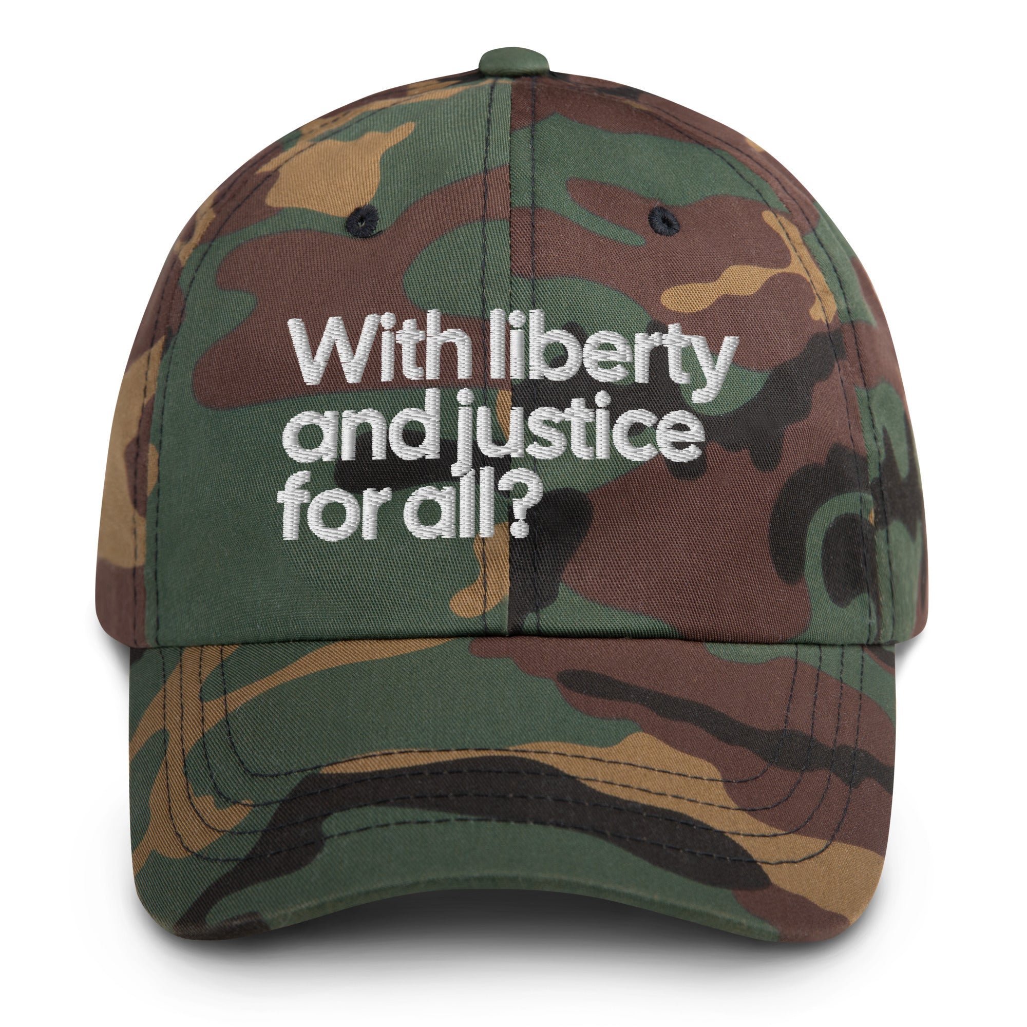 With Liberty and Justice for All? Dad hat-The Original God Ain't Petty But I Am