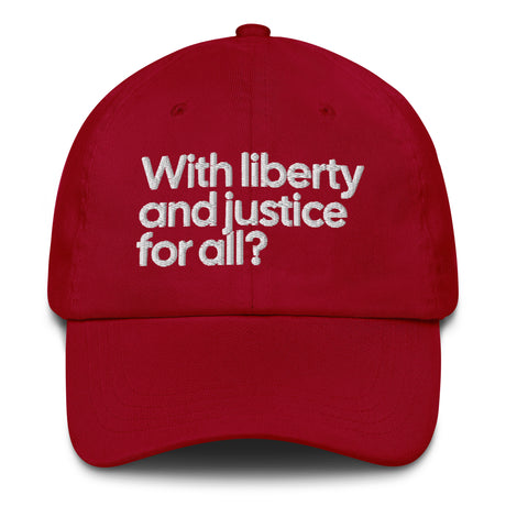With Liberty and Justice for All? Dad hat-The Original God Ain't Petty But I Am