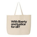 With liberty and justice for all? Tote bag-Tote Bag-The Original God Ain't Petty But I Am