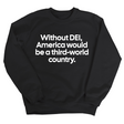 Without DEI, America Would Be a Third-World Country Unisex Sweatshirt-Sweatshirt-The Original God Ain't Petty But I Am