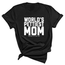 World's Pettiest Mom Unisex Tee-T-Shirt-The Original God Ain't Petty But I Am