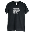 You Can't Be a Good Person and a Racist Pick One *BLACK V-NECK* Unisex Tee-T-Shirt-The Original God Ain't Petty But I Am