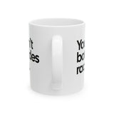 You Can’t Both-Sides Racism Mug 11oz (White & Black)-Mug-The Original God Ain't Petty But I Am