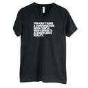 You Can't Have a Conversation with People Who Refuse to Acknowledge Reality *BLACK V-NECK* Unisex Tee-T-Shirt-The Original God Ain't Petty But I Am