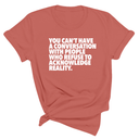 You Can't Have a Conversation with People Who Refuse to Acknowledge Reality Unisex Tee-T-Shirt-The Original God Ain't Petty But I Am