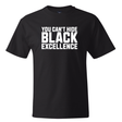 You Can’t Hide Black Excellence *BLACK TALL TEE* Unisex Tee-T-Shirt-The Original God Ain't Petty But I Am