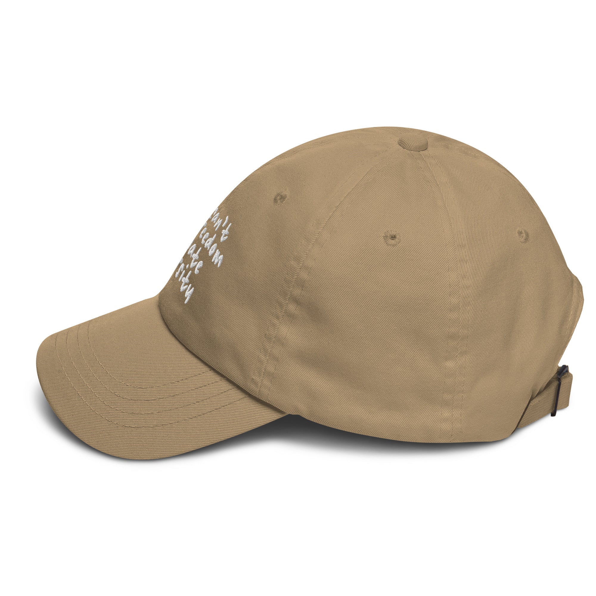 You Can't Love Freedom and Hate Diversity Dad hat-The Original God Ain't Petty But I Am
