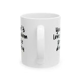 You Can’t Love Freedom and Hate Diversity Mug 11oz (White & Black)-Mug-The Original God Ain't Petty But I Am