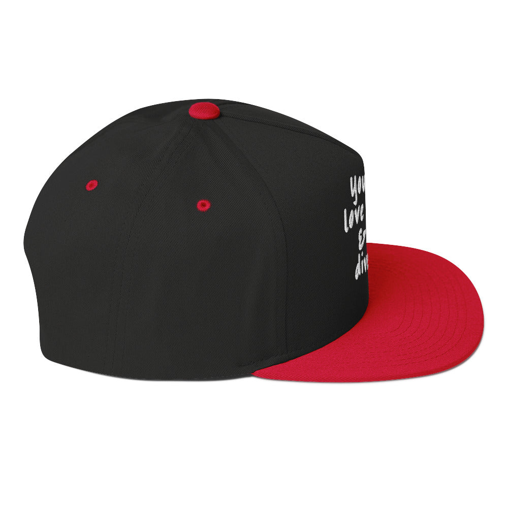 You Can't Love Freedom and Hate Diversity Snapback hat-The Original God Ain't Petty But I Am