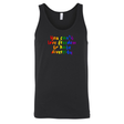 You Can't Love Freedom and Hate Diversity Unisex Tank Top (RAINBOW)-T-Shirt-The Original God Ain't Petty But I Am