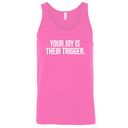 Your Joy is their Trigger Unisex Tank Top-T-Shirt-The Original God Ain't Petty But I Am