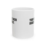 Your vote is their biggest threat Mug 11oz (White & Black)-Mug-The Original God Ain't Petty But I Am