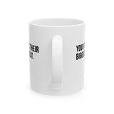 Your vote is their biggest threat Mug 11oz (White & Black)-Mug-The Original God Ain't Petty But I Am