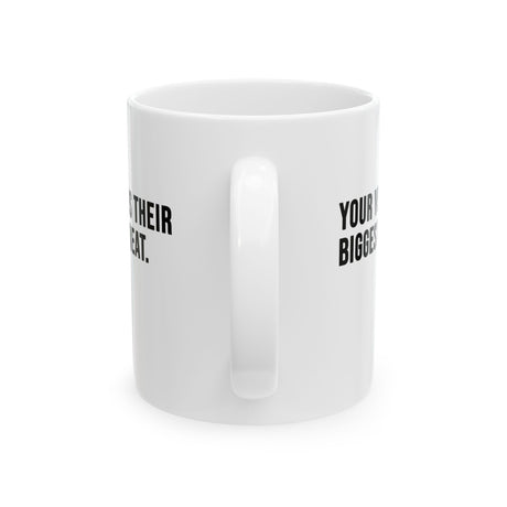 Your vote is their biggest threat Mug 11oz (White & Black)-Mug-The Original God Ain't Petty But I Am