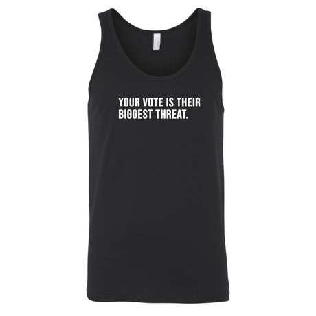 Your vote is their biggest threat Unisex Tank Top-T-Shirt-The Original God Ain't Petty But I Am