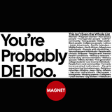 You're Probably DEI Too White & Black Large *Magnet-Magnet-The Original God Ain't Petty But I Am