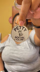 Petty Social Club Metallic and Enamel Keychain