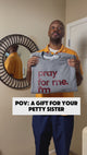 Pray for me I'm Petty Buffalo Plaid Unisex Sweatshirt Limited Edition