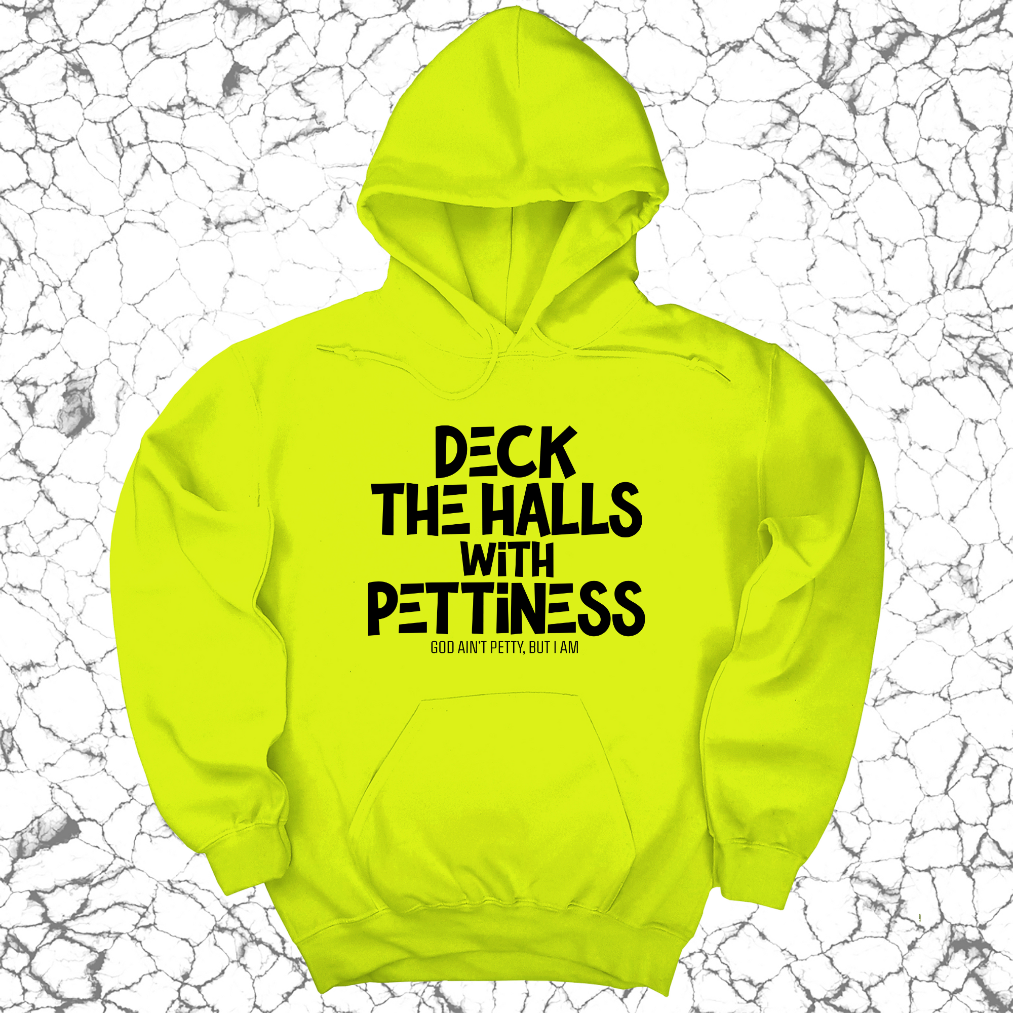 Deck the Halls with Pettiness Unisex Hoodie-Hoodie-The Original God Ain't Petty But I Am