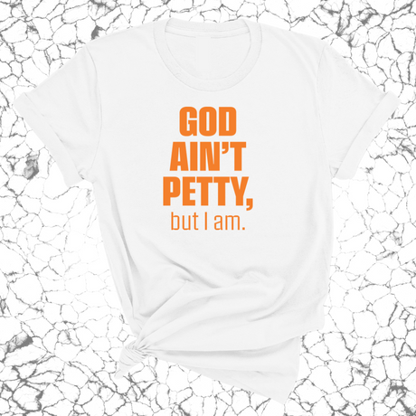 God Ain't Petty Unisex Tee *Halloween Edition*-T-Shirt-The Original God Ain't Petty But I Am