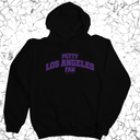 *HOODIE* Petty Los Angeles Fan Unisex Hoodie (Black/Purple)-Hoodie-The Original God Ain't Petty But I Am
