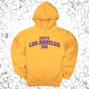 *HOODIE* Petty Los Angeles Fan Unisex Hoodie (Gold/Purple)-Hoodie-The Original God Ain't Petty But I Am