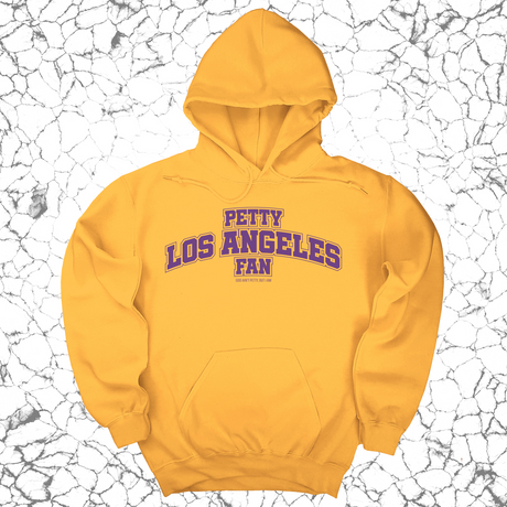*HOODIE* Petty Los Angeles Fan Unisex Hoodie (Gold/Purple)-Hoodie-The Original God Ain't Petty But I Am