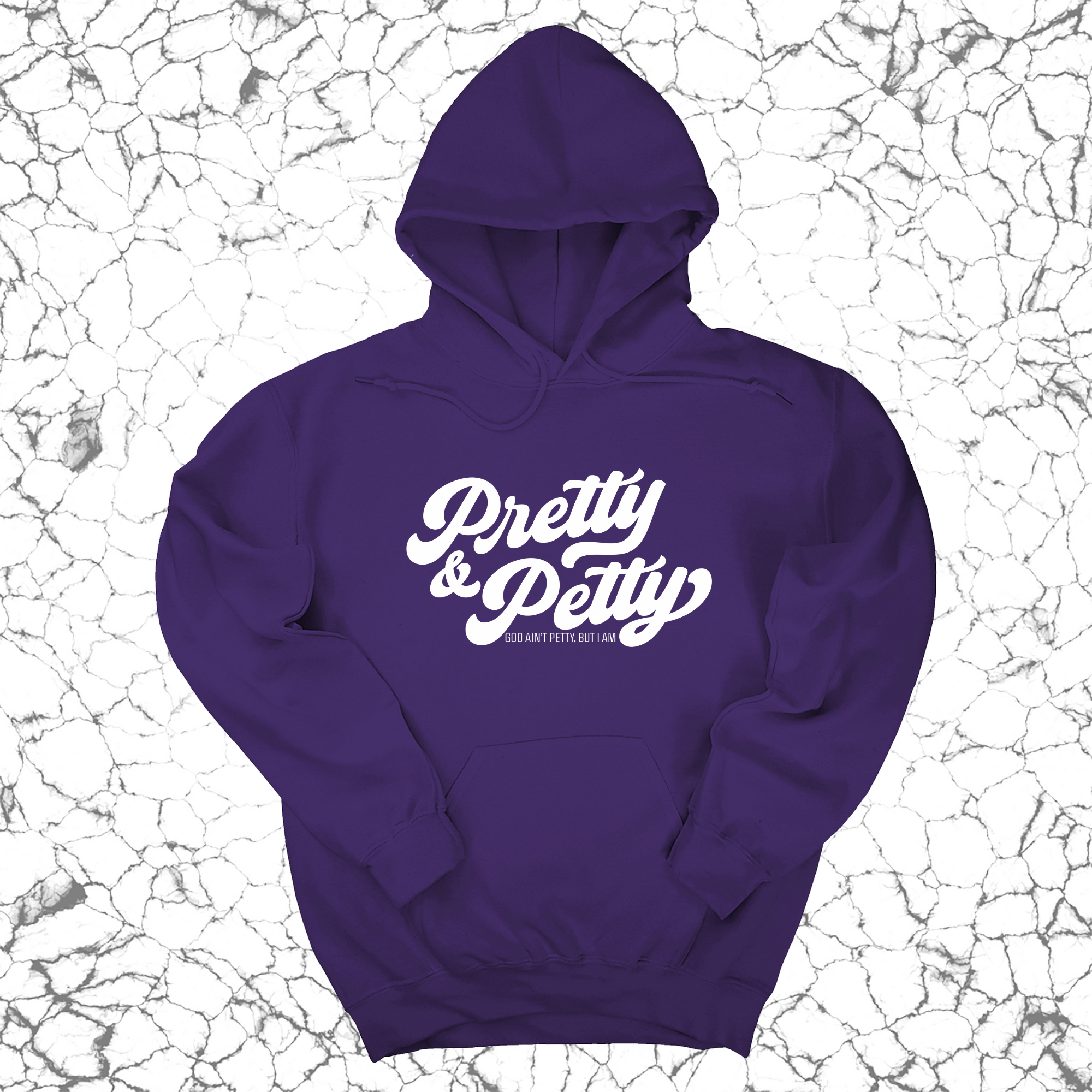 *HOODIE* Pretty and Petty Unisex Hoodie-Hoodie-The Original God Ain't Petty But I Am