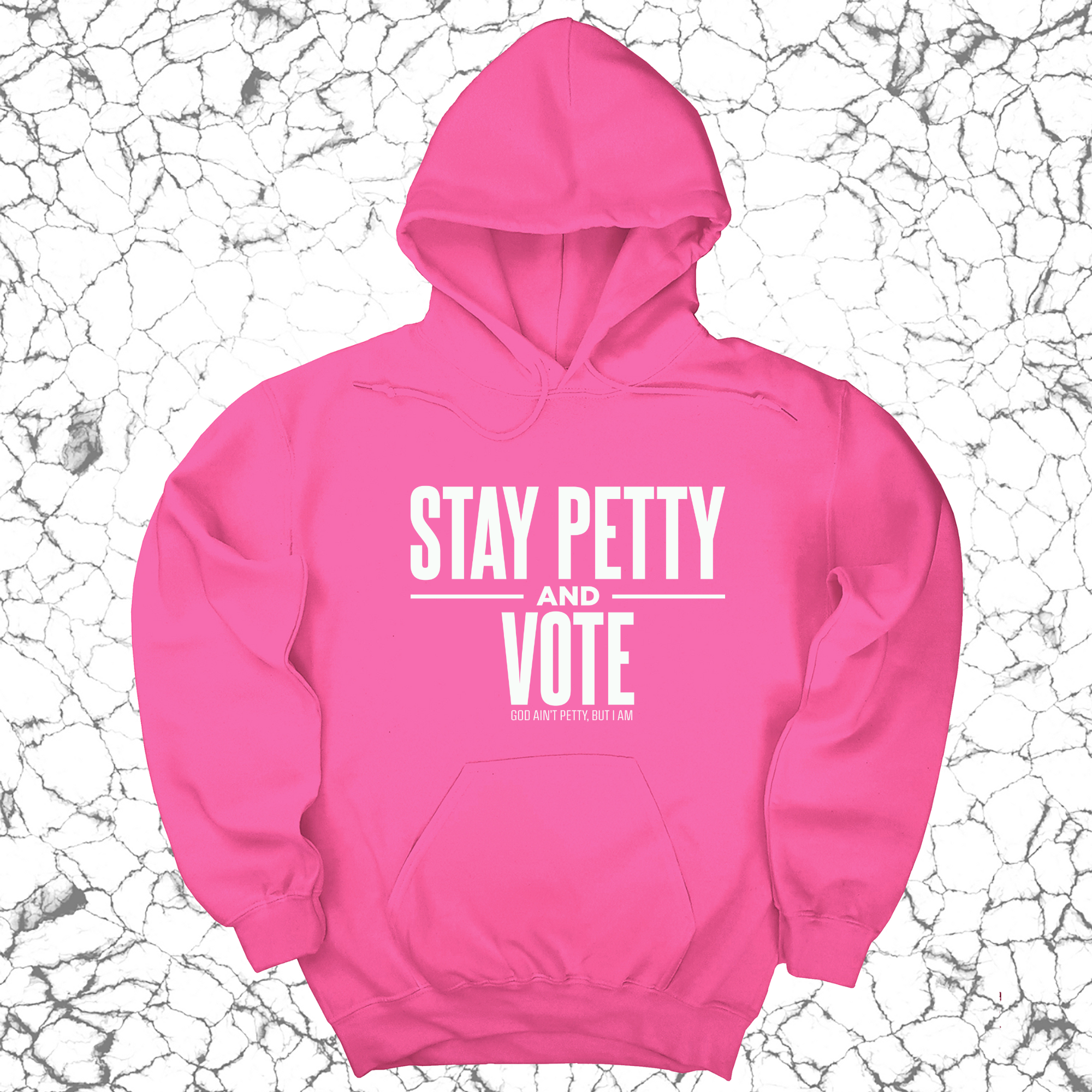 *HOODIE* Stay Petty and Vote Unisex Hoodie-Hoodie-The Original God Ain't Petty But I Am