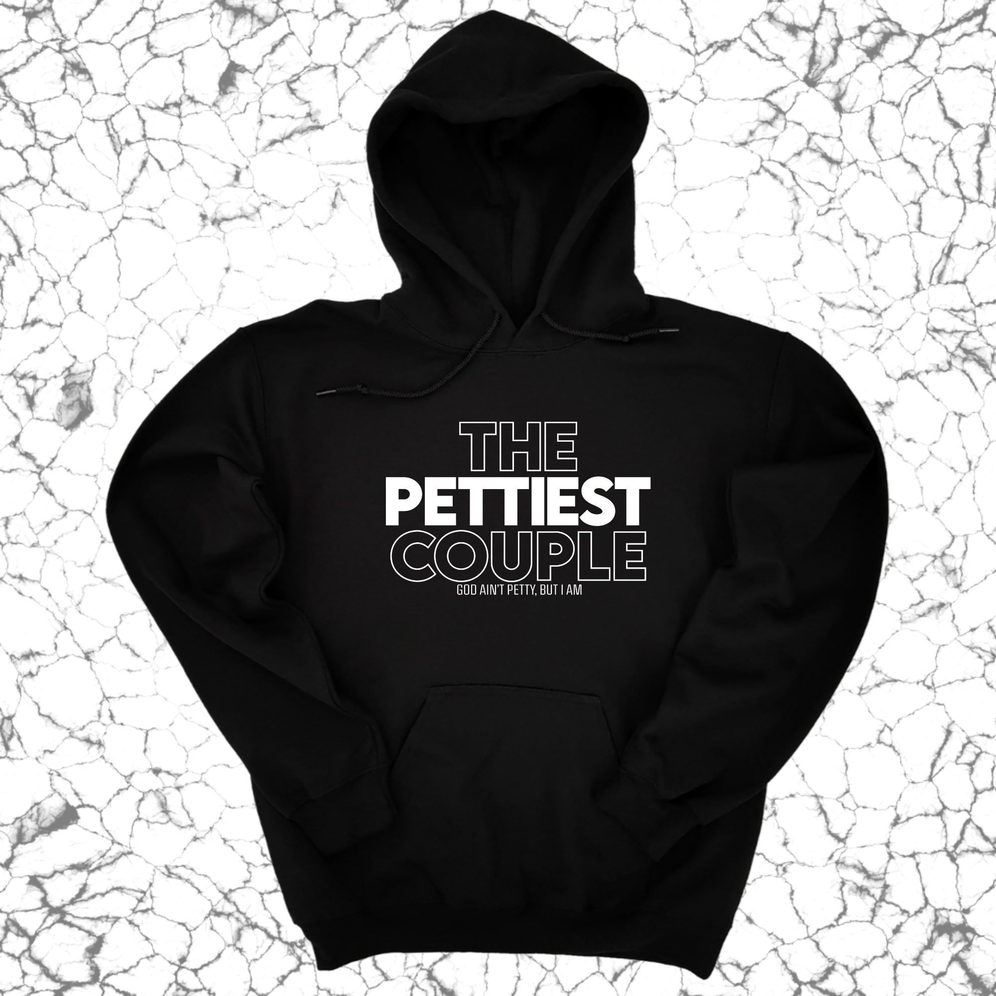 *HOODIE* The Pettiest Couple Unisex Hoodie-Hoodie-The Original God Ain't Petty But I Am